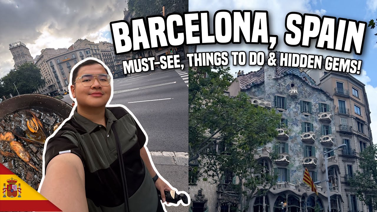 BARCELONA TRAVEL TIPS + TRYING SPANISH FOOD 🇪🇸 | Ivan de Guzman