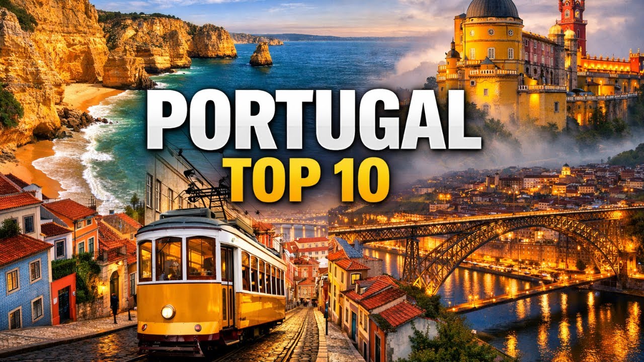 Top 10 Things to Do in Portugal 🇵🇹 | Ultimate Travel Guide to Lisbon, Porto & Algarve.