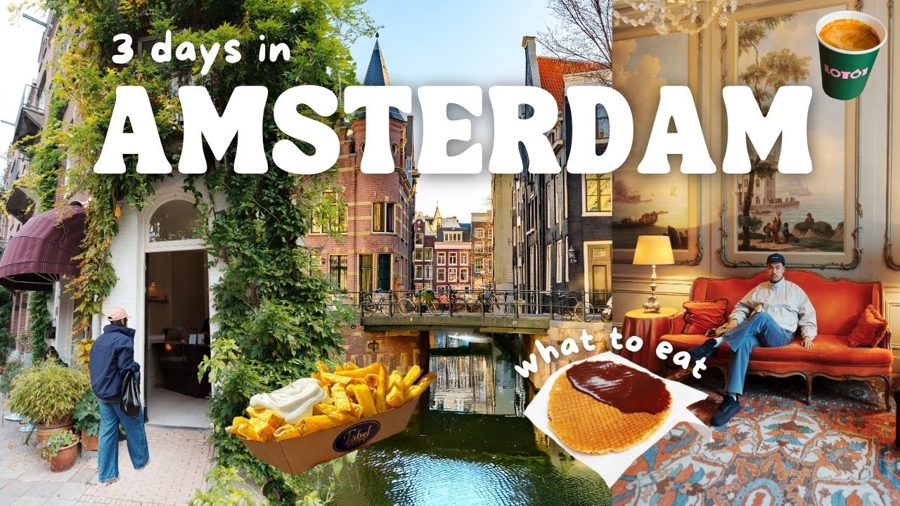 3 Days in Amsterdam Vlog 🇳🇱 Best Food, Cafes, Shopping & Things to Do | Amsterdam Travel Guide 2025
