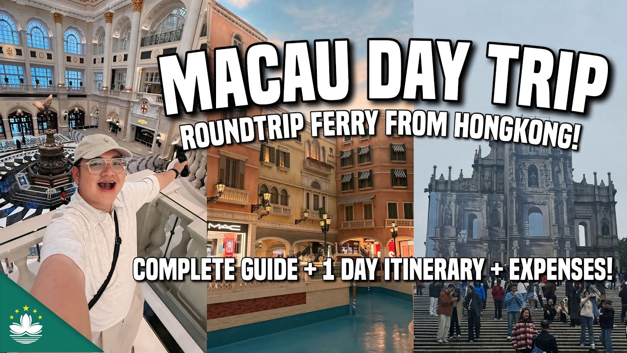 MACAU DAY TRIP FROM HONGKONG: DIY TRAVEL GUIDE! π²π΄ | Ivan de Guzman