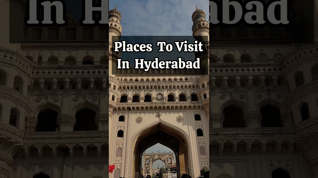 Top Places to Visit in Hyderabad 🇮🇳 | Hyderabad Travel Guide #Shorts