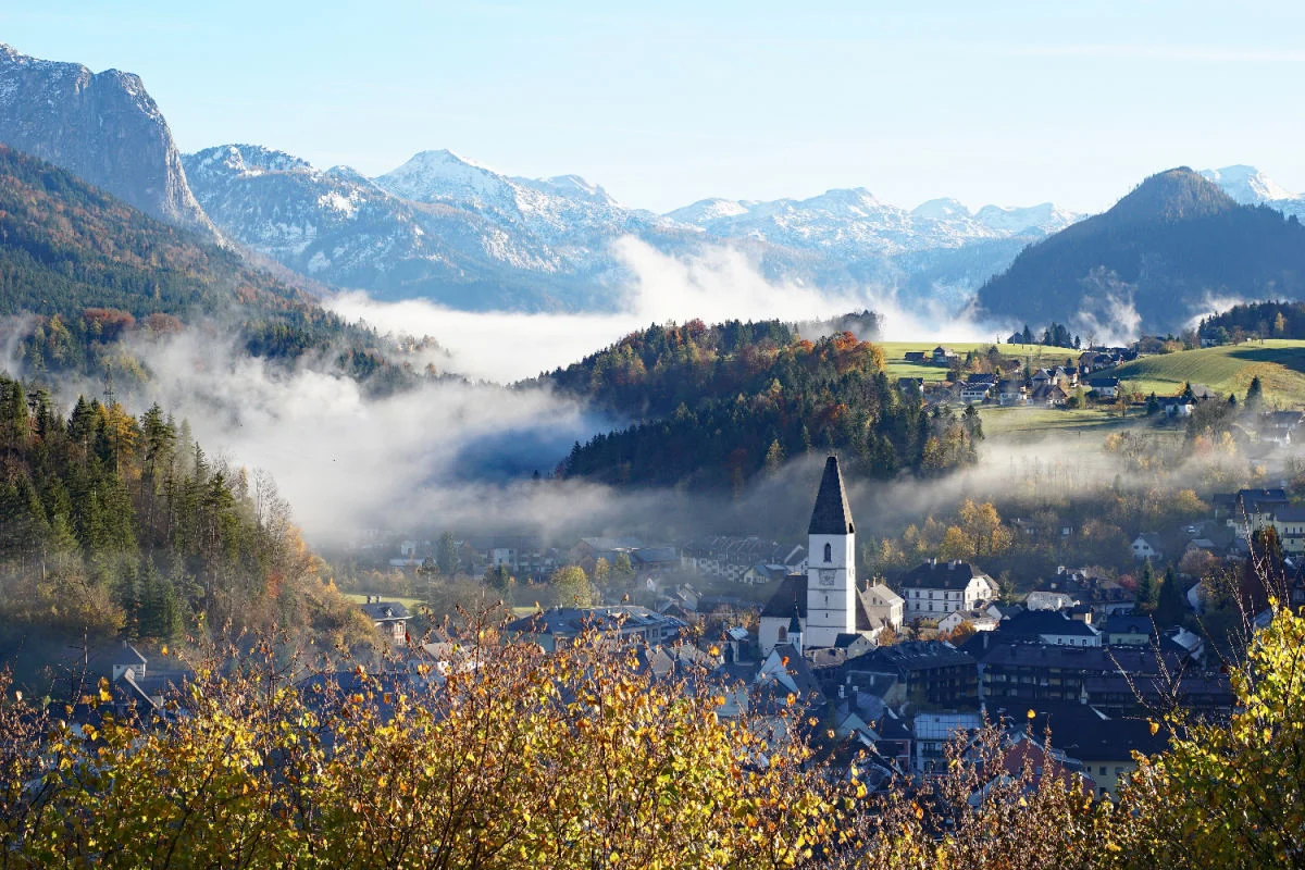 Panorama of Bad Aussie, Austria